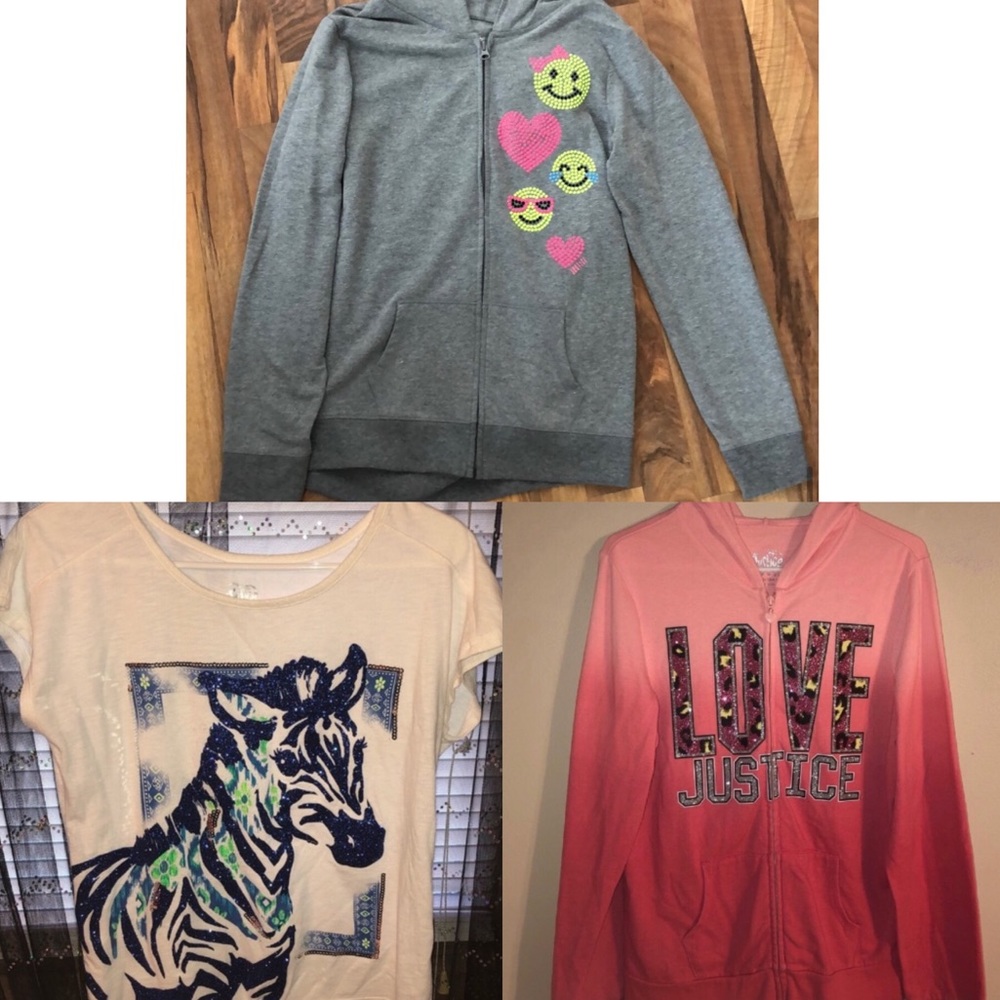 2 Justice Jackets & 1 Top